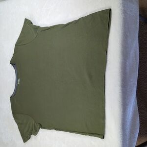 Croft & Barrow tshirt green L EUC